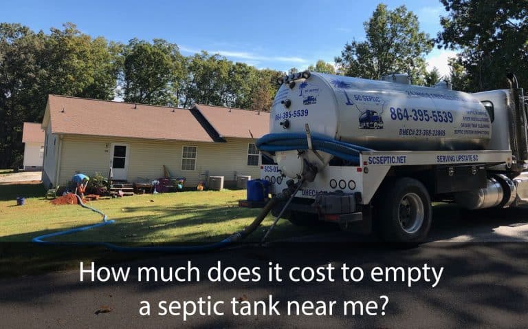 How much does it cost to empty a septic tank near me?
