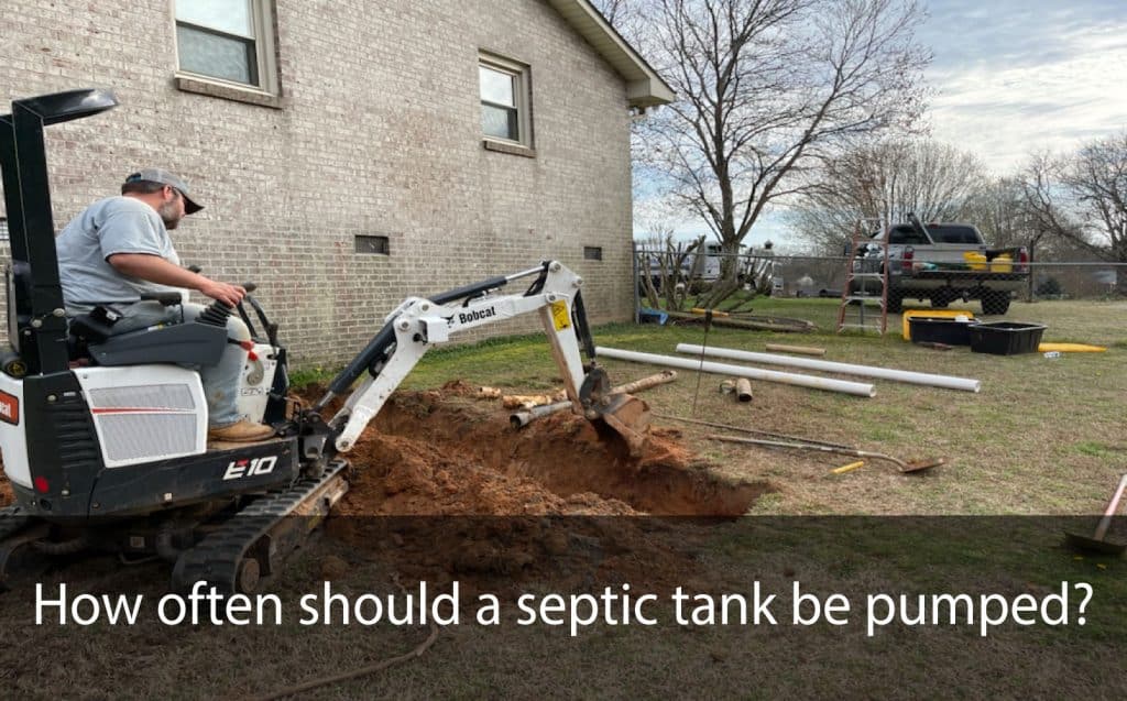 How often should a septic tank be pumped?